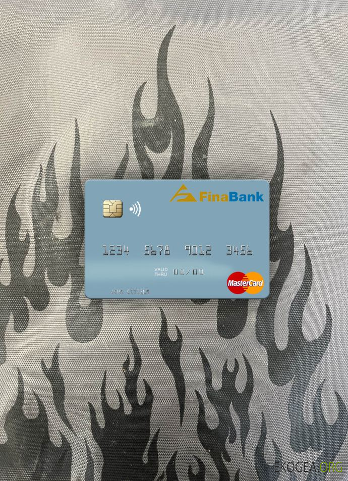 Suriname Finabank N.V. recto photolook mastercard